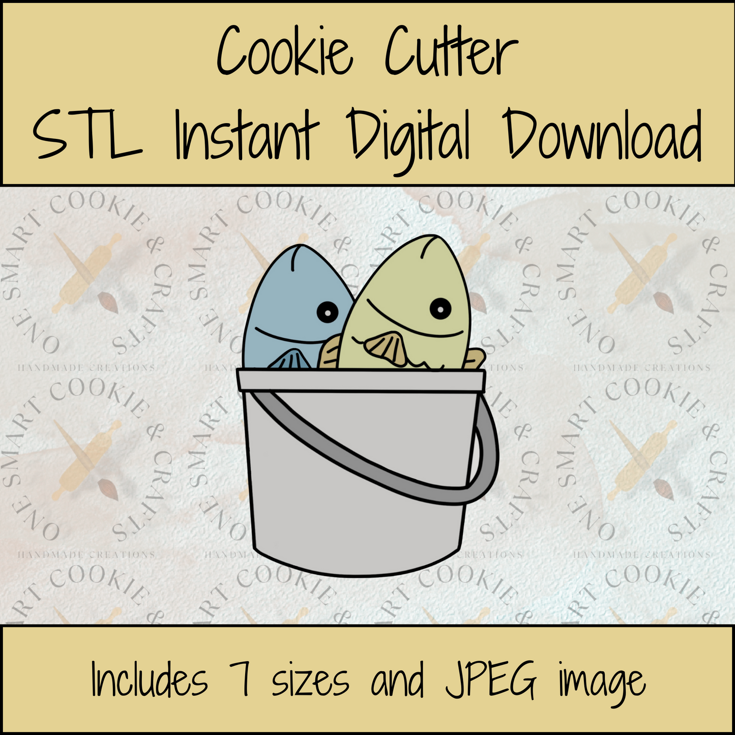 Fishing Cookie Cutter STL File