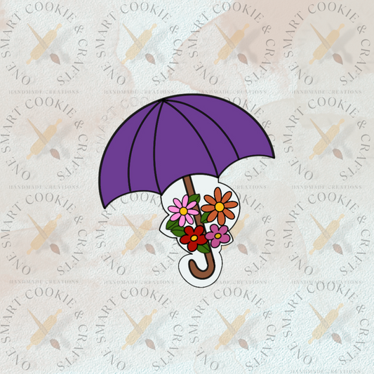 Floral Umbrella Cookie Cutter