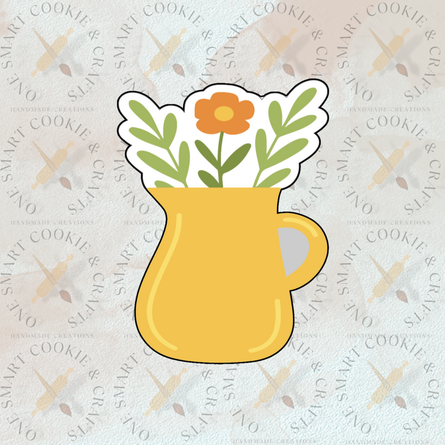 Floral Vase Cookie Cutter