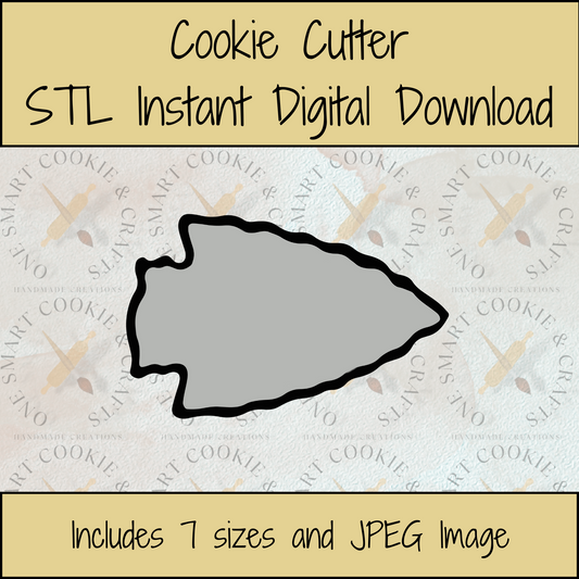 Arrowhead Cookie Cutter STL File