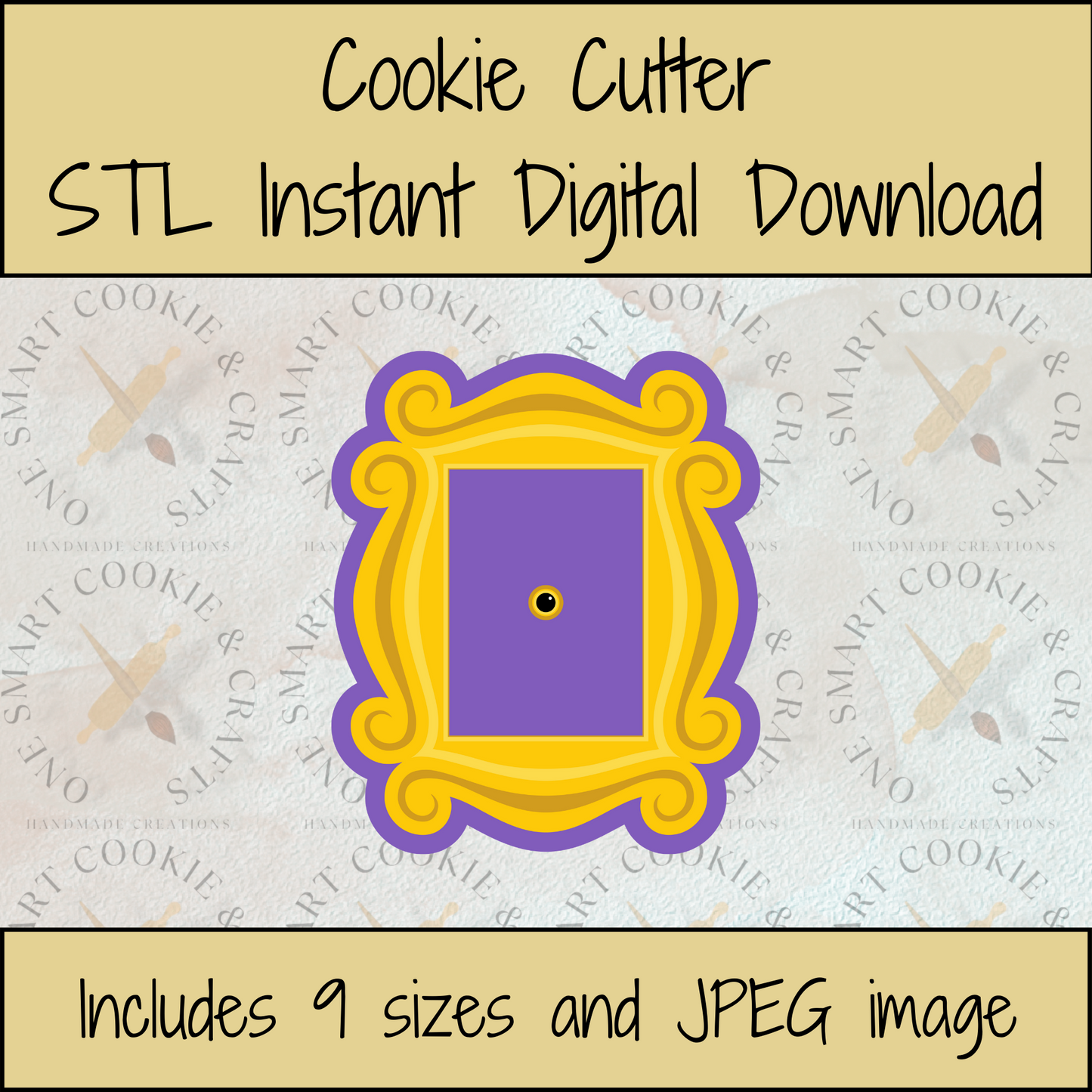 Frame Cookie Cutter STL File