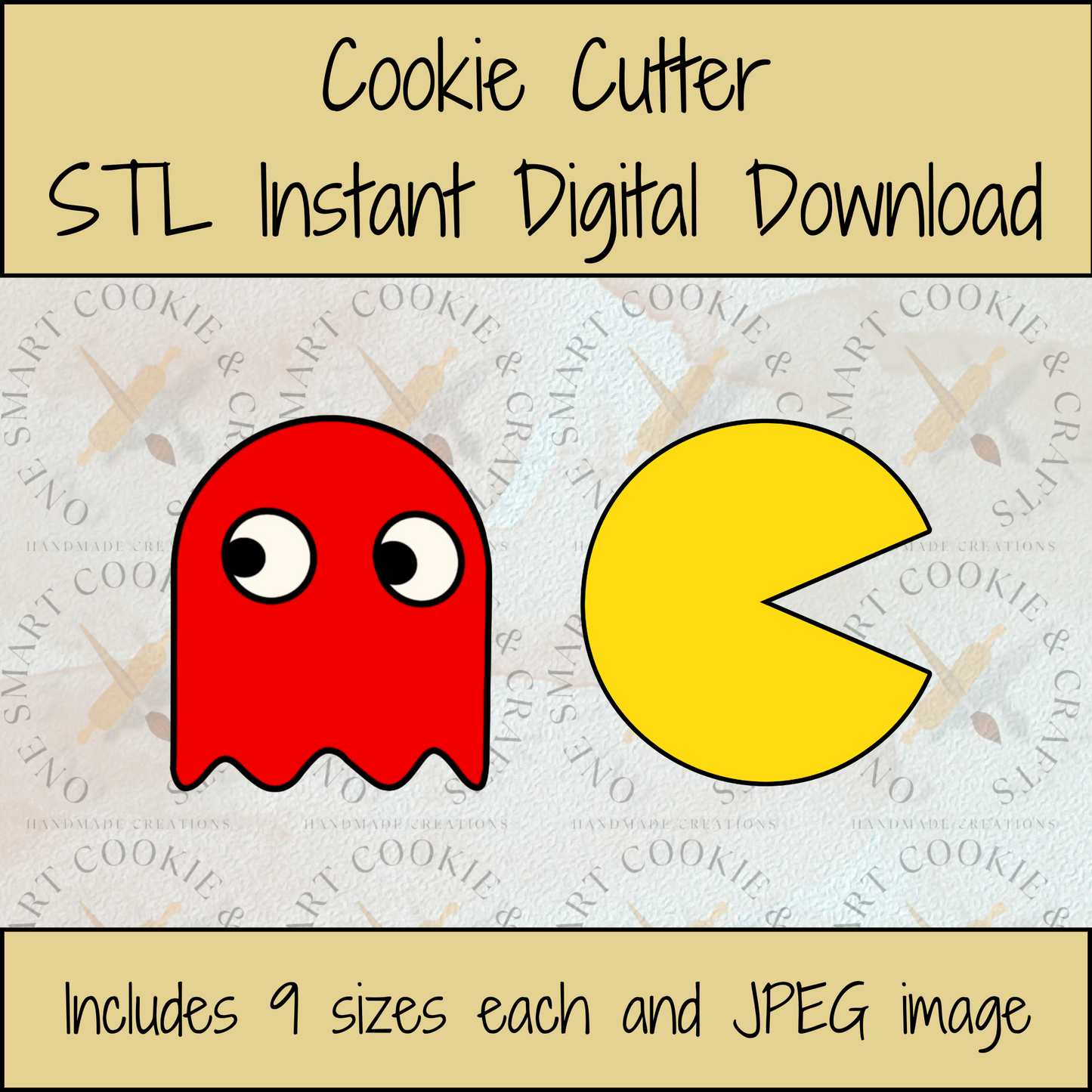 Videogame Cookie Cutter STL File