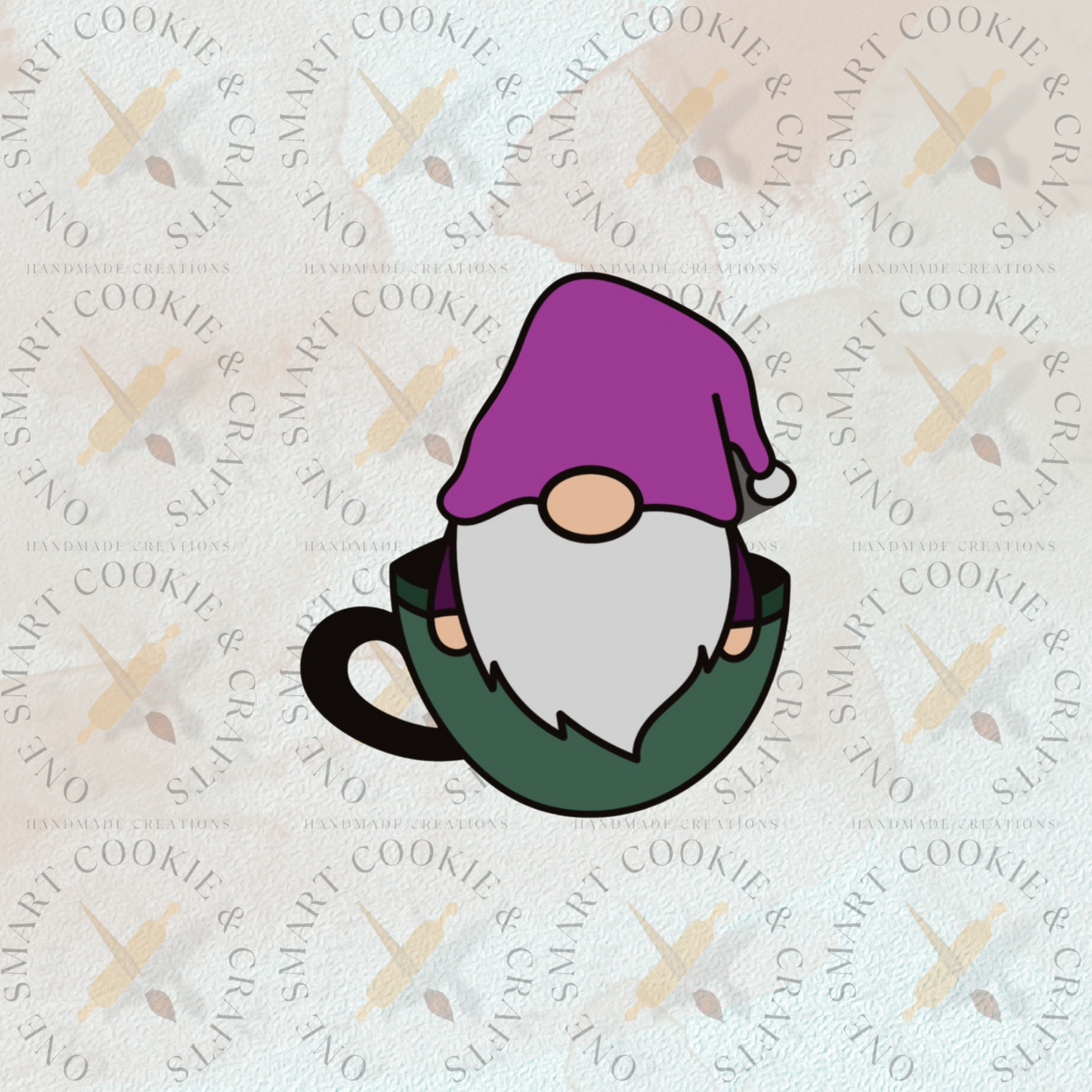 Gnome Coffee Cookie Cutter