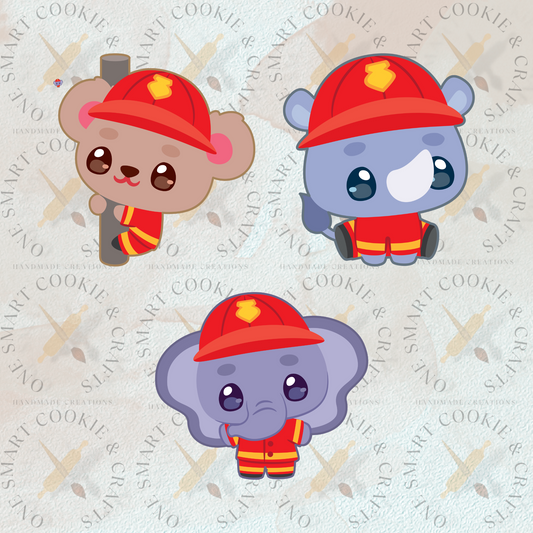 Firefighter Cookie Cutter