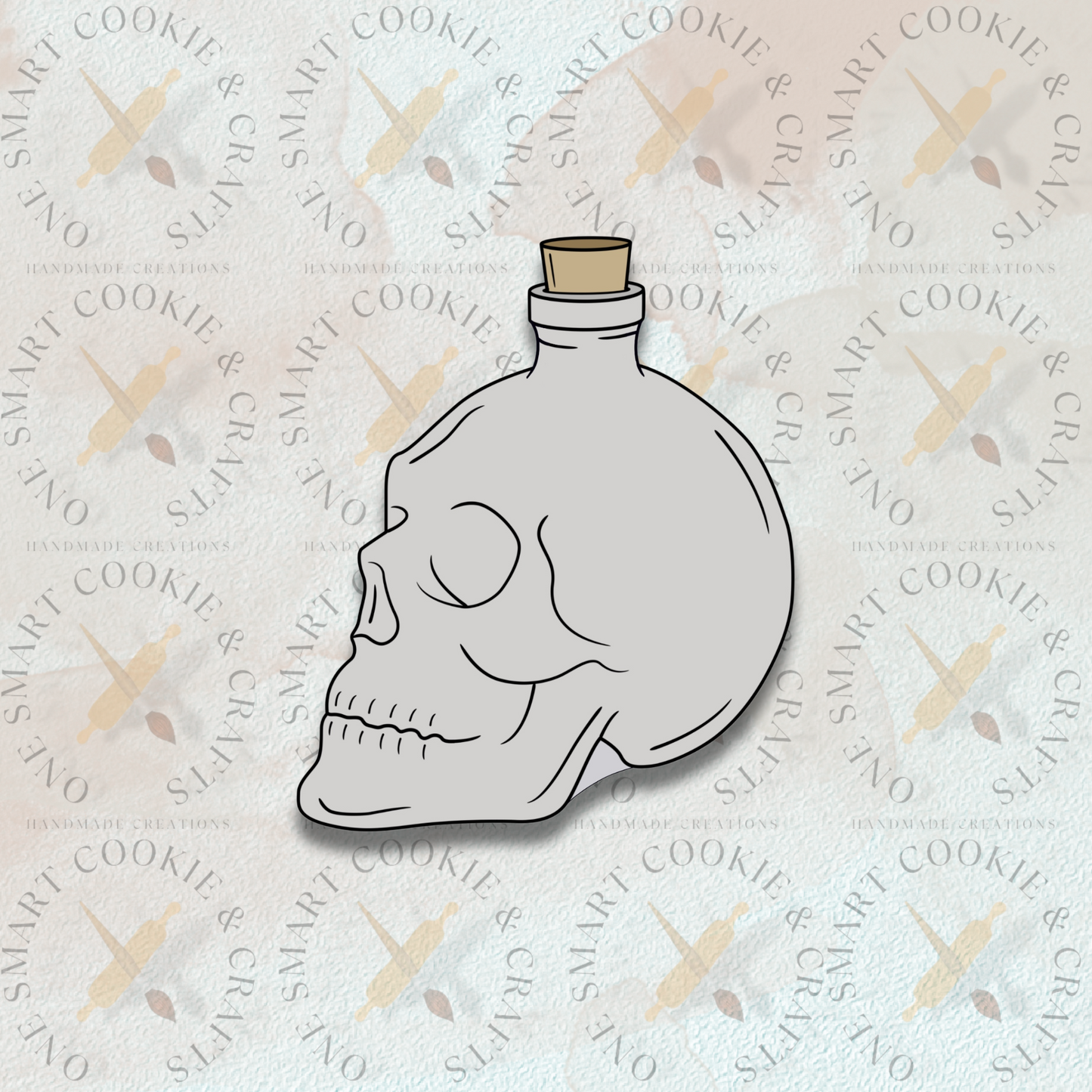 Skull Bottle Cookie Cutter