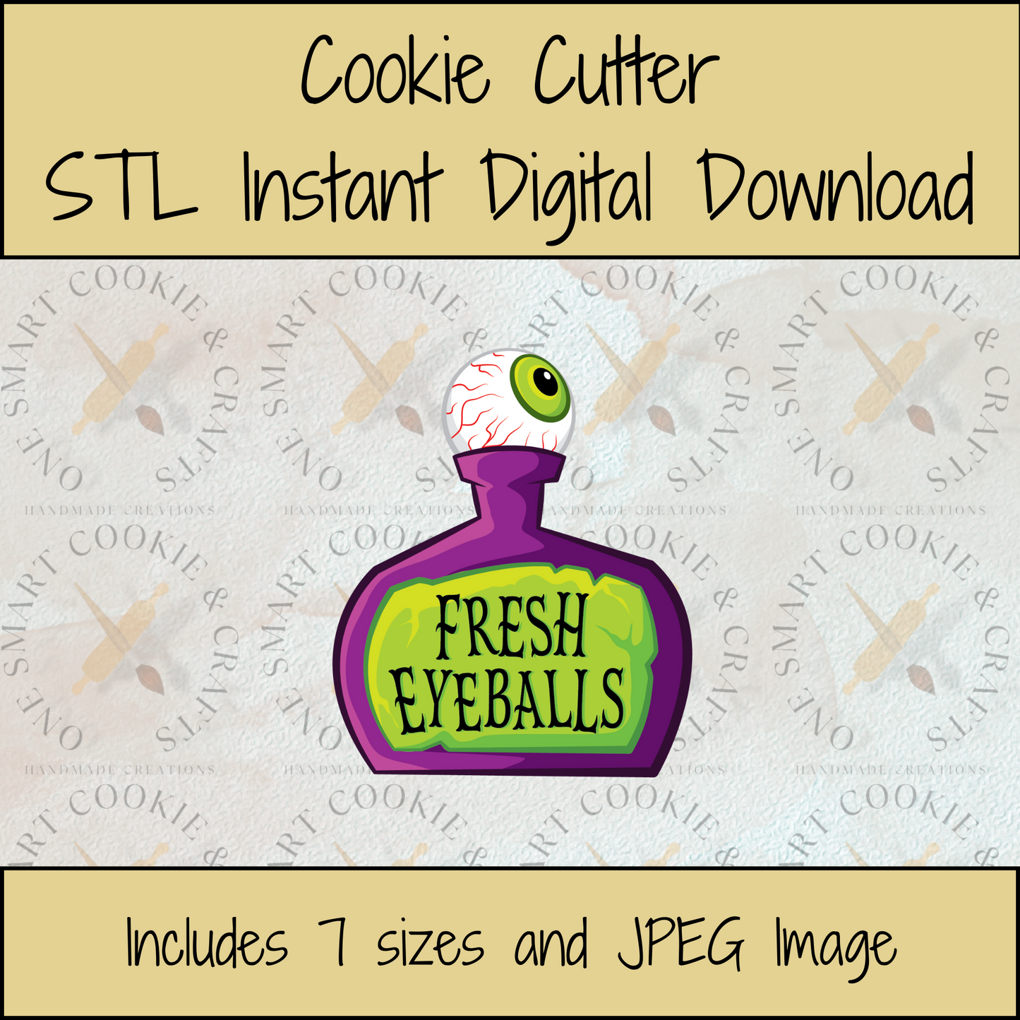 Potion Cookie Cutter STL File