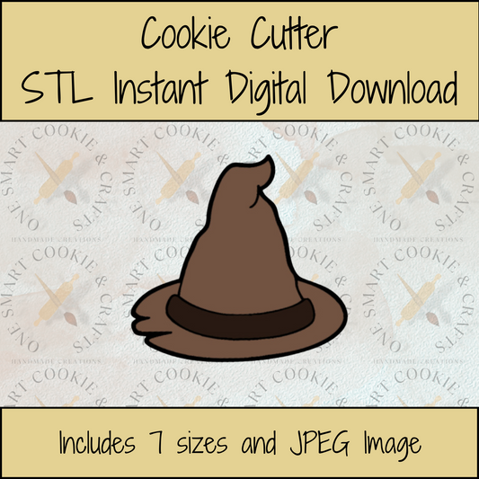 Witch Hat Cookie Cutter STL File