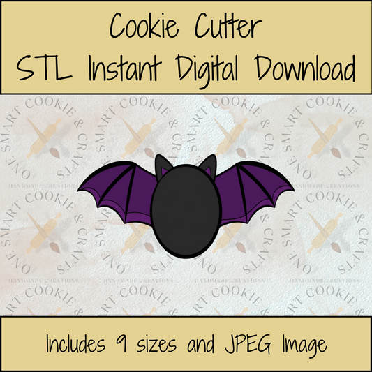 Bat Cookie Cutter STL File