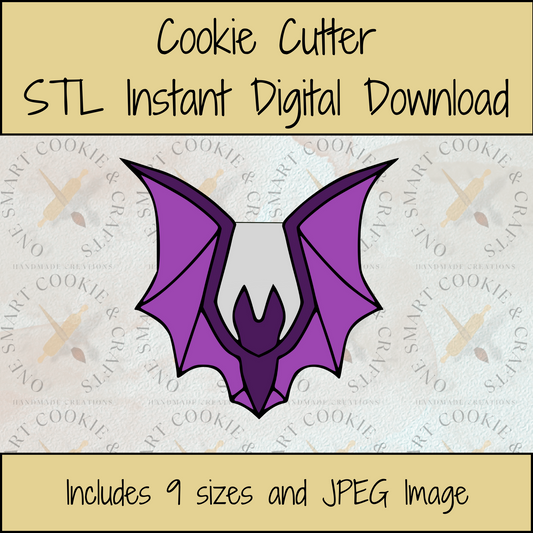 Bat Cookie Cutter STL File