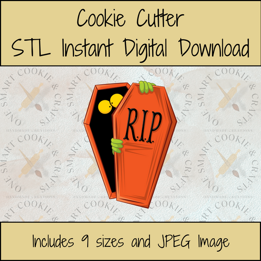 Coffin Cookie Cutter STL File