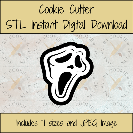 Ghost Cookie Cutter STL File