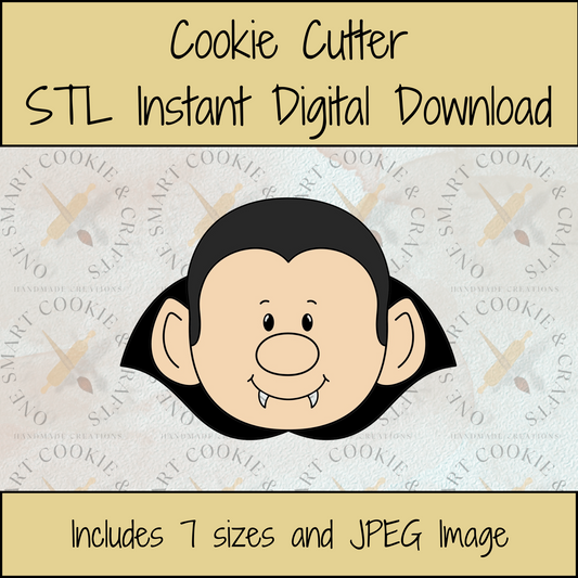 Vampire Cookie Cutter STL File