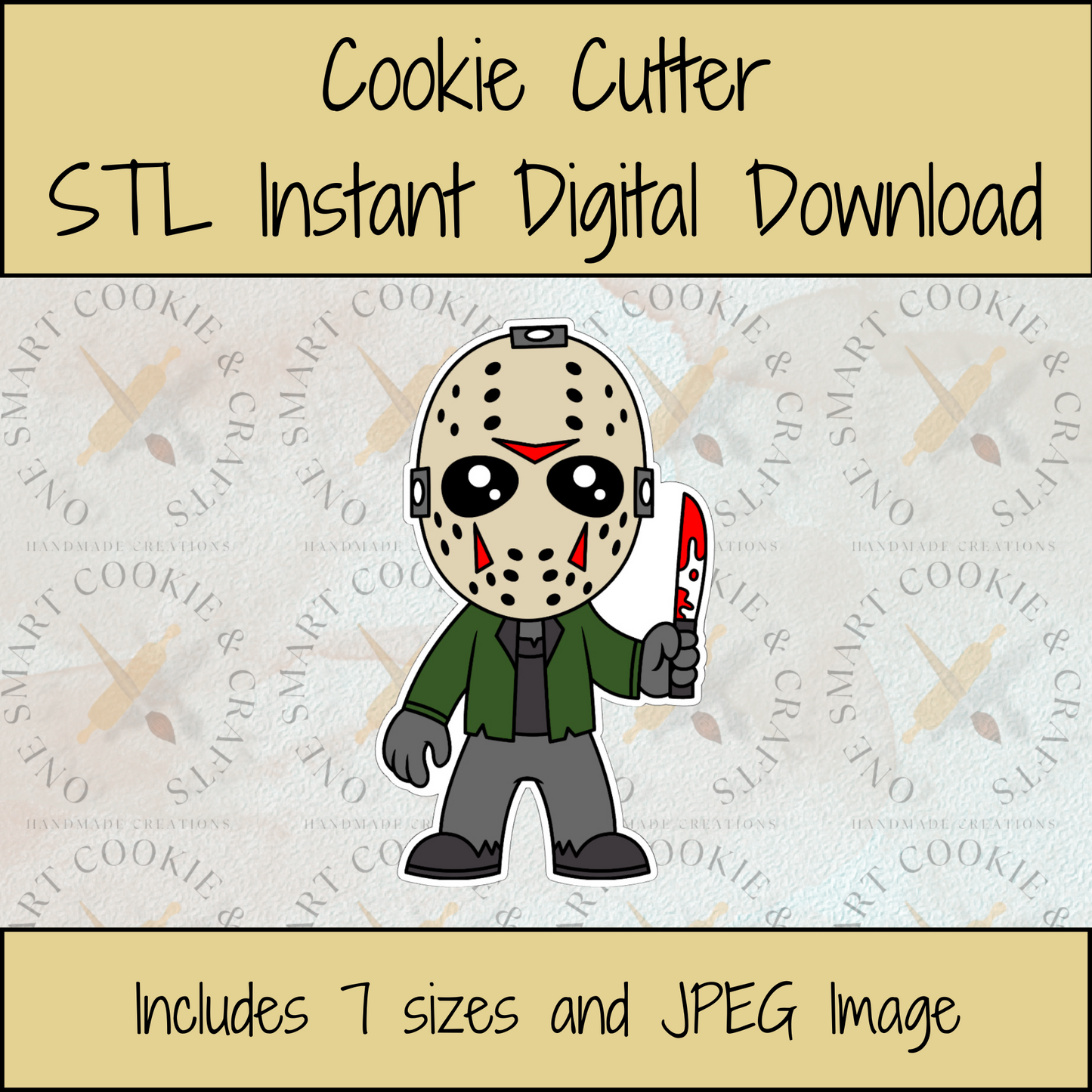 Villain Cookie Cutter STL File