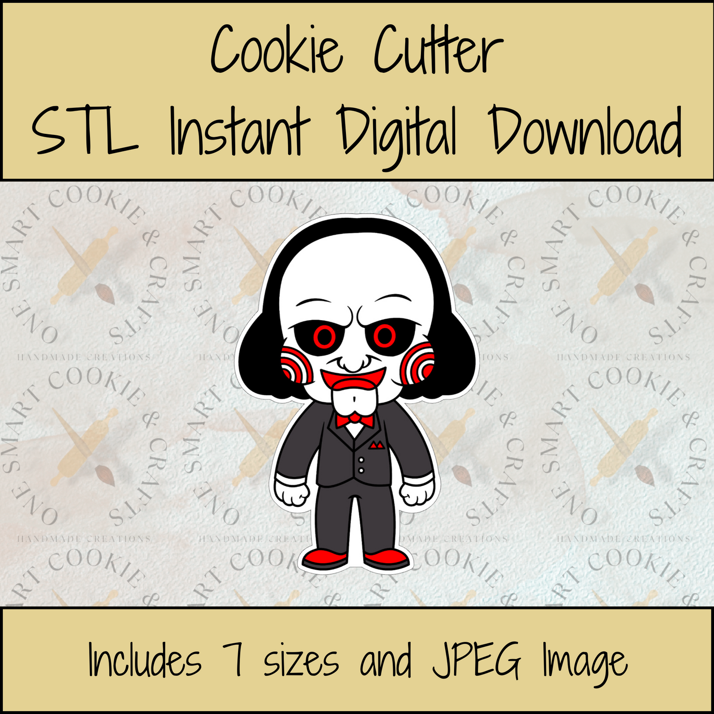 Villain Cookie Cutter STL File