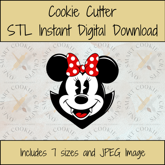 Vampire Cookie Cutter STL File