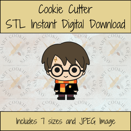 Wizard Cookie Cutter STL File