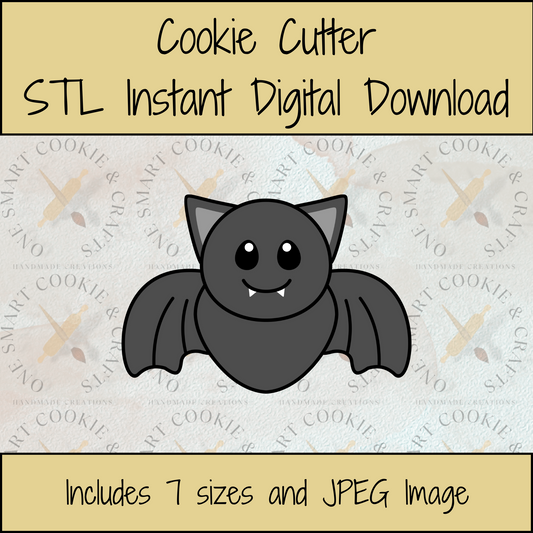 Bat Cookie Cutter STL File