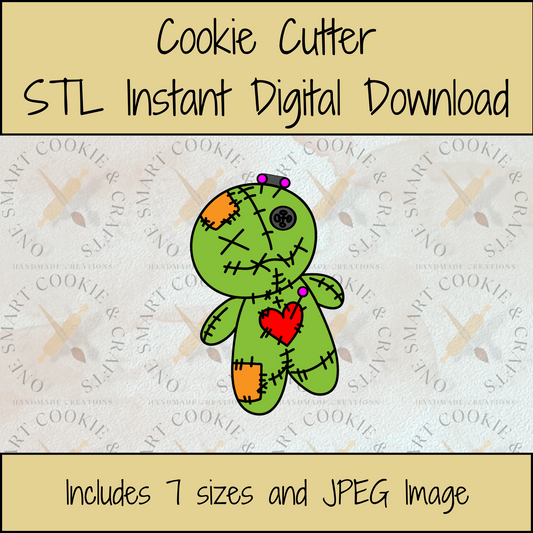 Voodoo Doll Cookie Cutter STL File