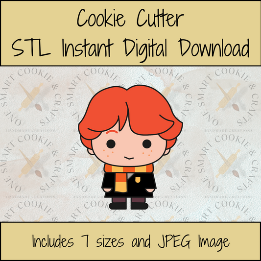 Wizard Cookie Cutter STL File