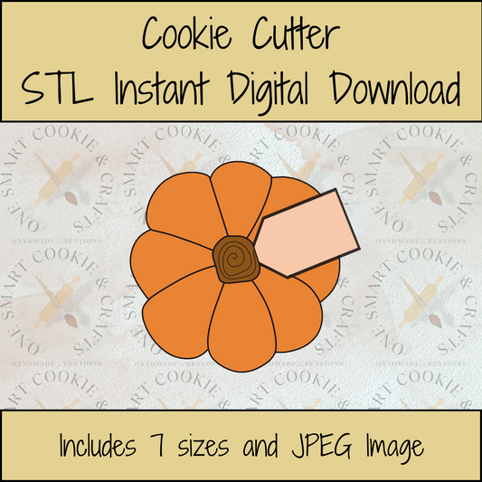 Pumpkin Cookie Cutter STL File