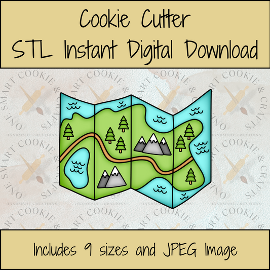 Map Cookie Cutter STL File