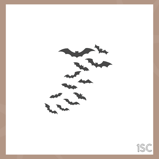 Bat Background Stencil