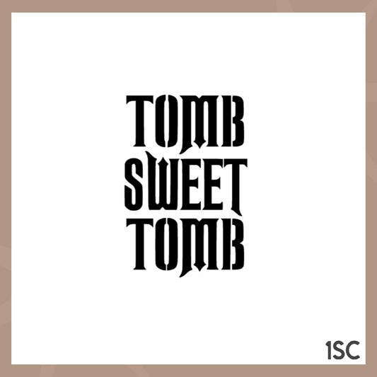 Tomb Sweet Tomb Cookie Stencil