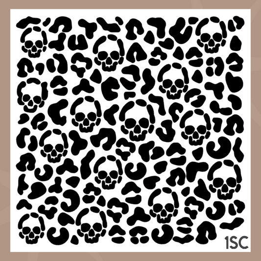 Spooky Background Cookie Stencil