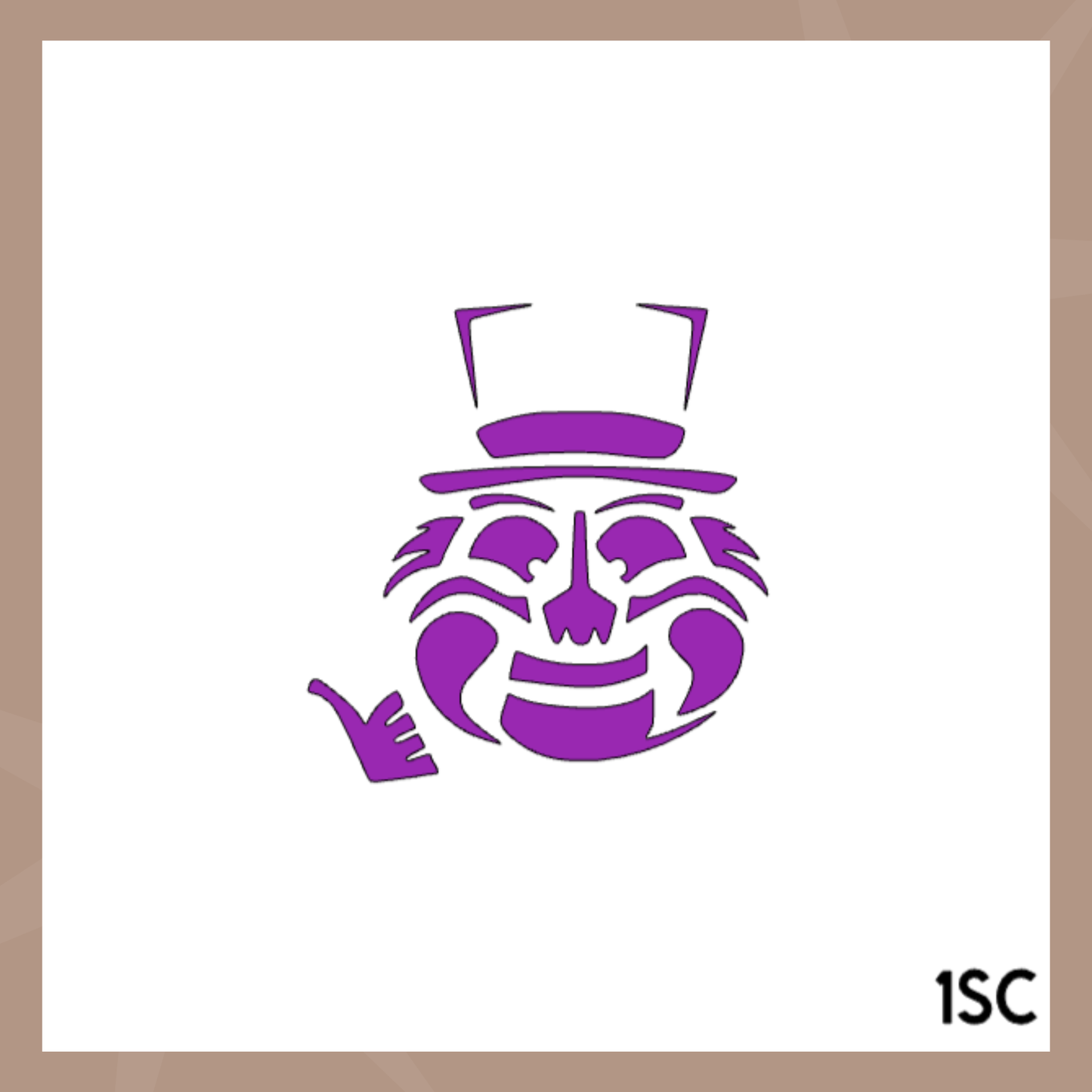 Plantilla de galleta de novia de Halloween