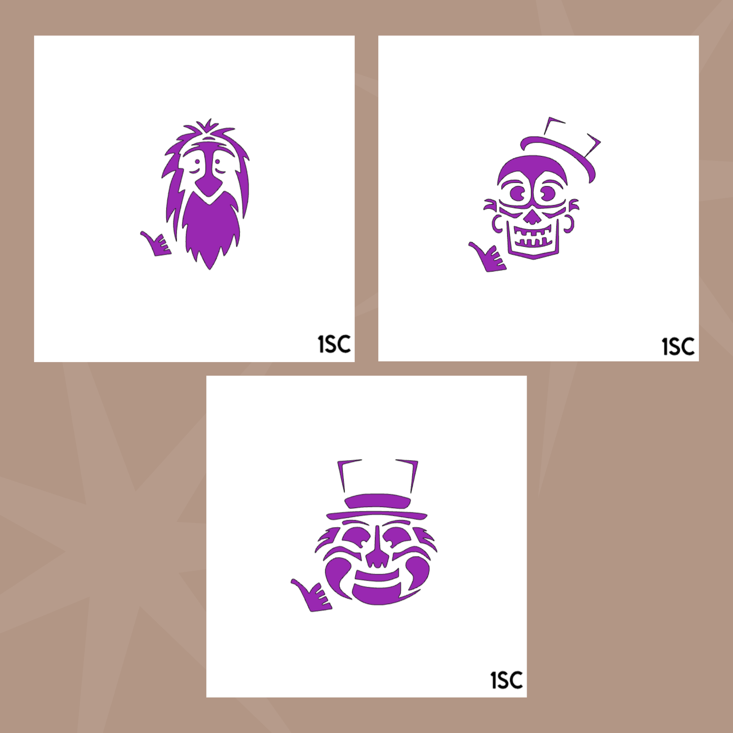 Plantilla de galleta de novia de Halloween