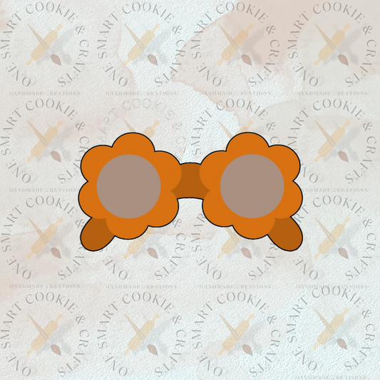 Hippie Sunglasses Cookie Cutter