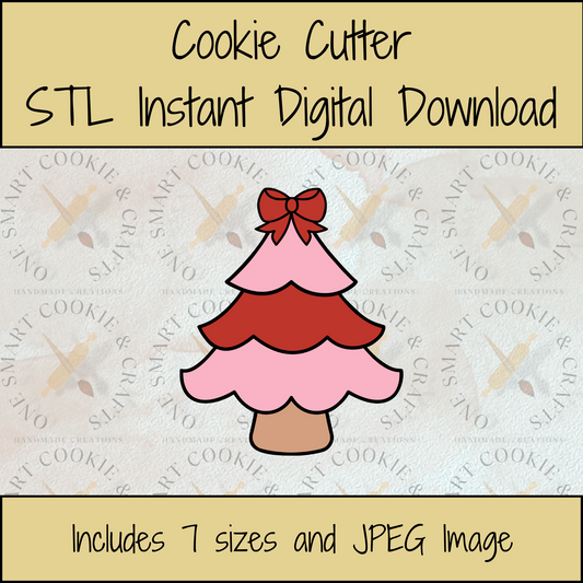 Christmas Tree Cookie Cutter STL File