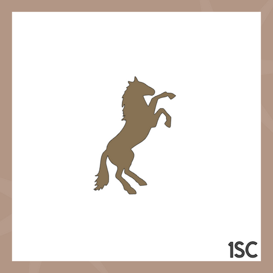 Plantilla de galleta de caballo
