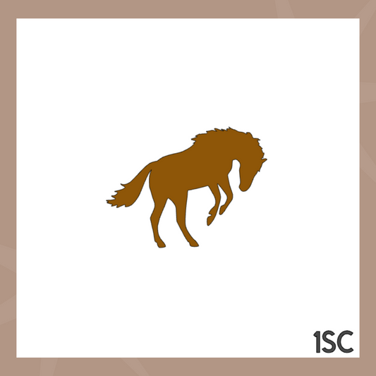 Plantilla de galleta de caballo