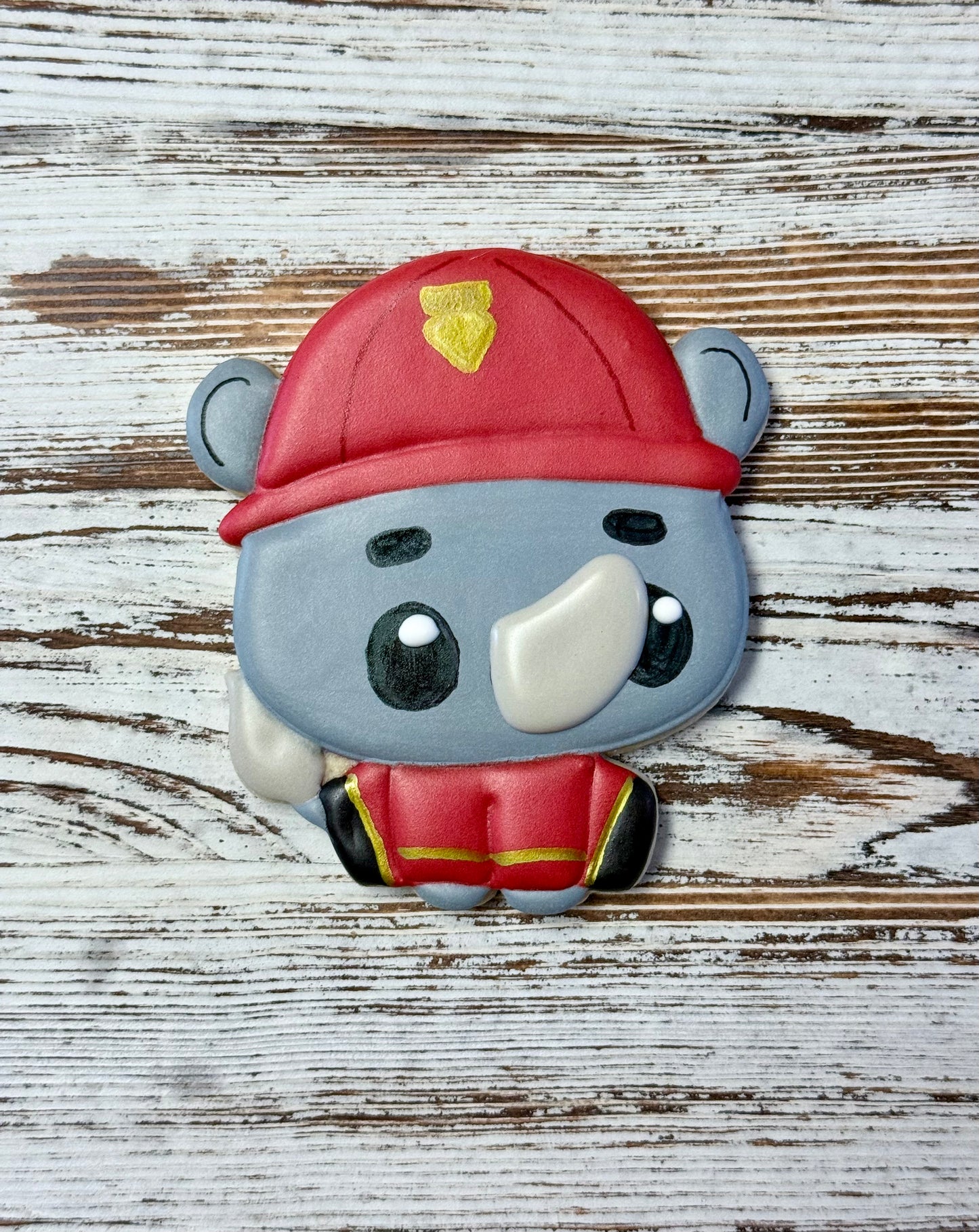 Firefighter Rino Cookie Cutter STL File