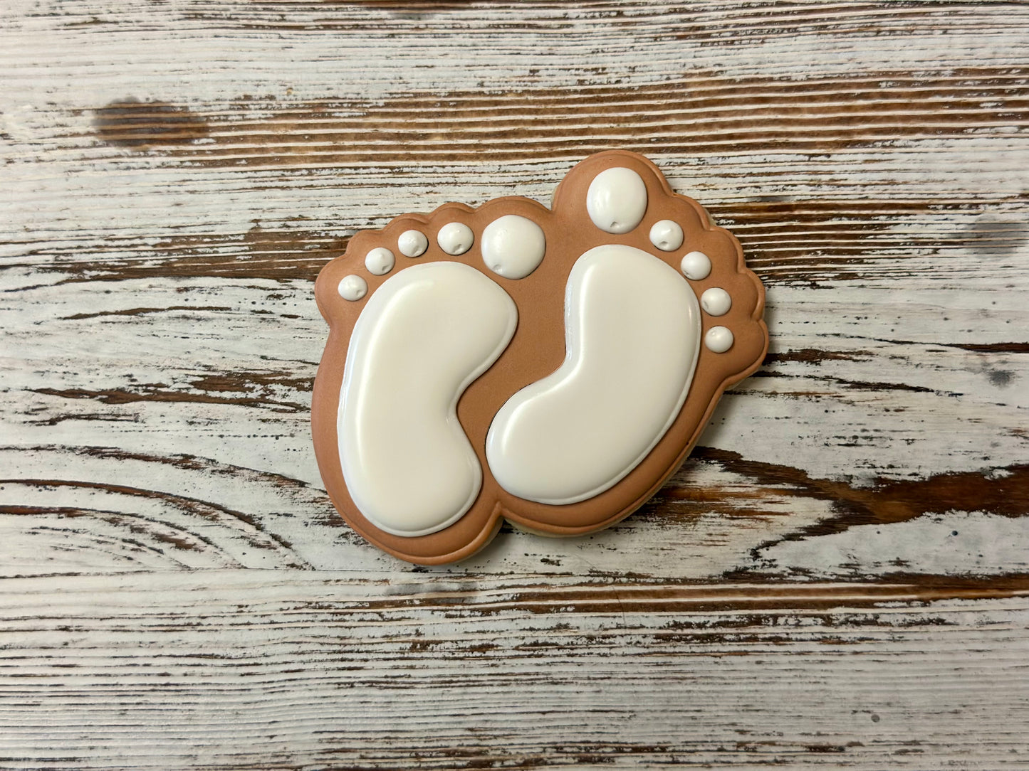 Cortador de galletas de pies de bebé