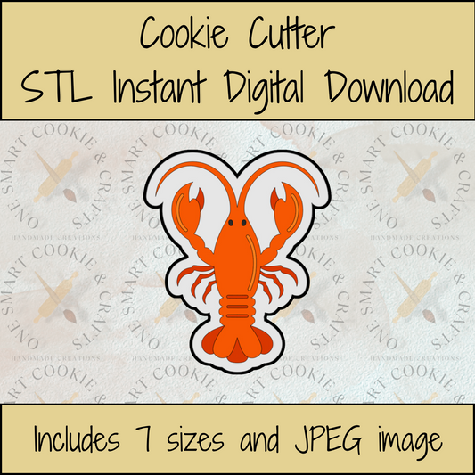 Crawfish Cookie Cutter STL File