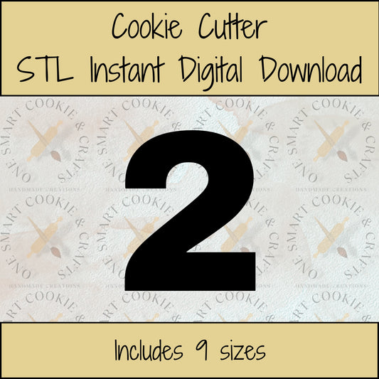 2 Cookie Cutter STL File