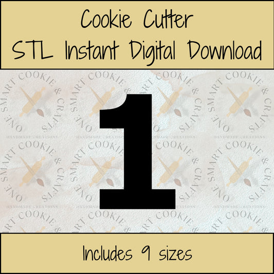 1 Cookie Cutter STL File