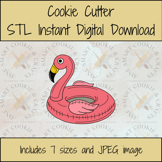 Flamingo Cookie Cutter STL File