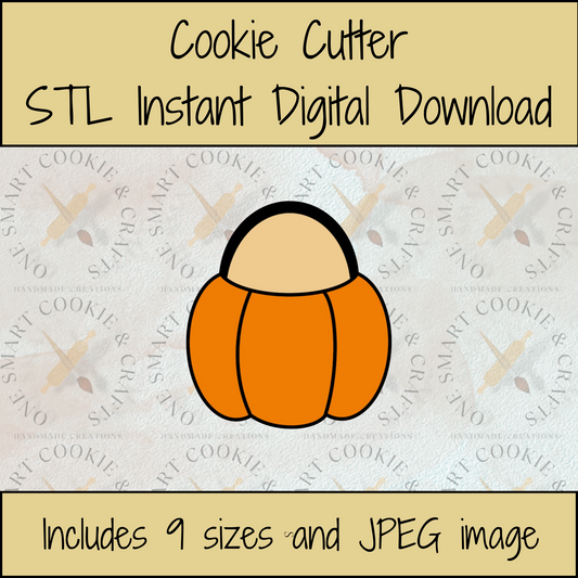 Pumpkin Cookie Cutter STL File