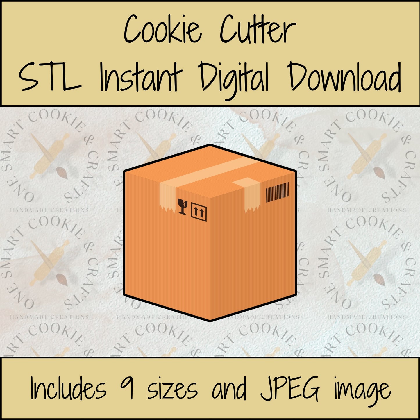 Box Cookie Cutter STL File