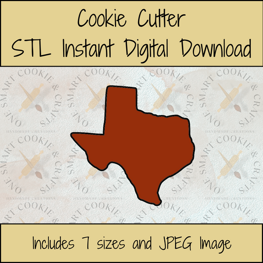 Texas Cookie Cutter STL File