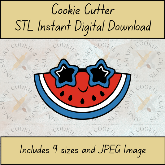 Watermelon Cookie Cutter STL File