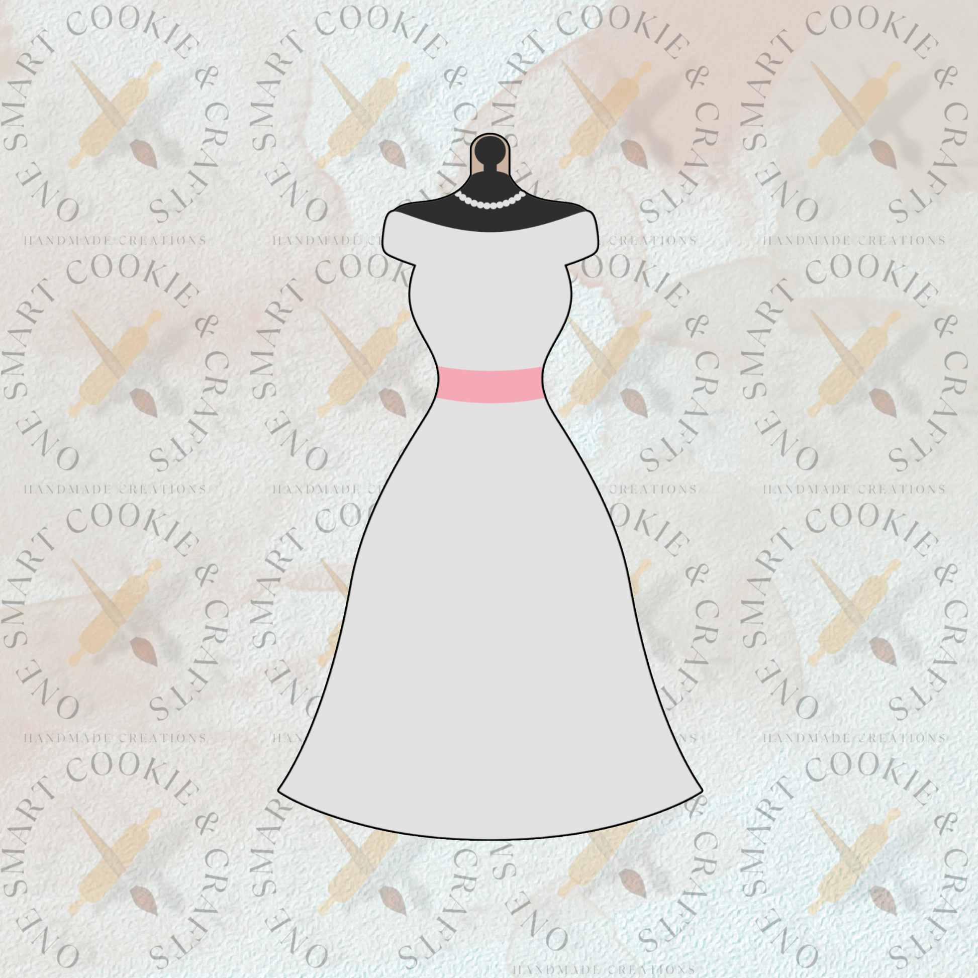 Wedding Dress Cookie Cutter One Smart Cookie and Crafts Wedding Dress Cookie Cutter One Smart Cookie and Crafts