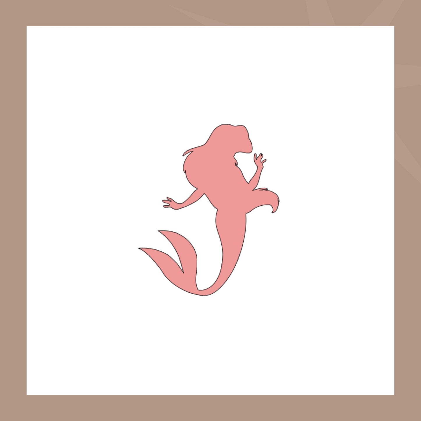 Mermaid Cookie Stencil