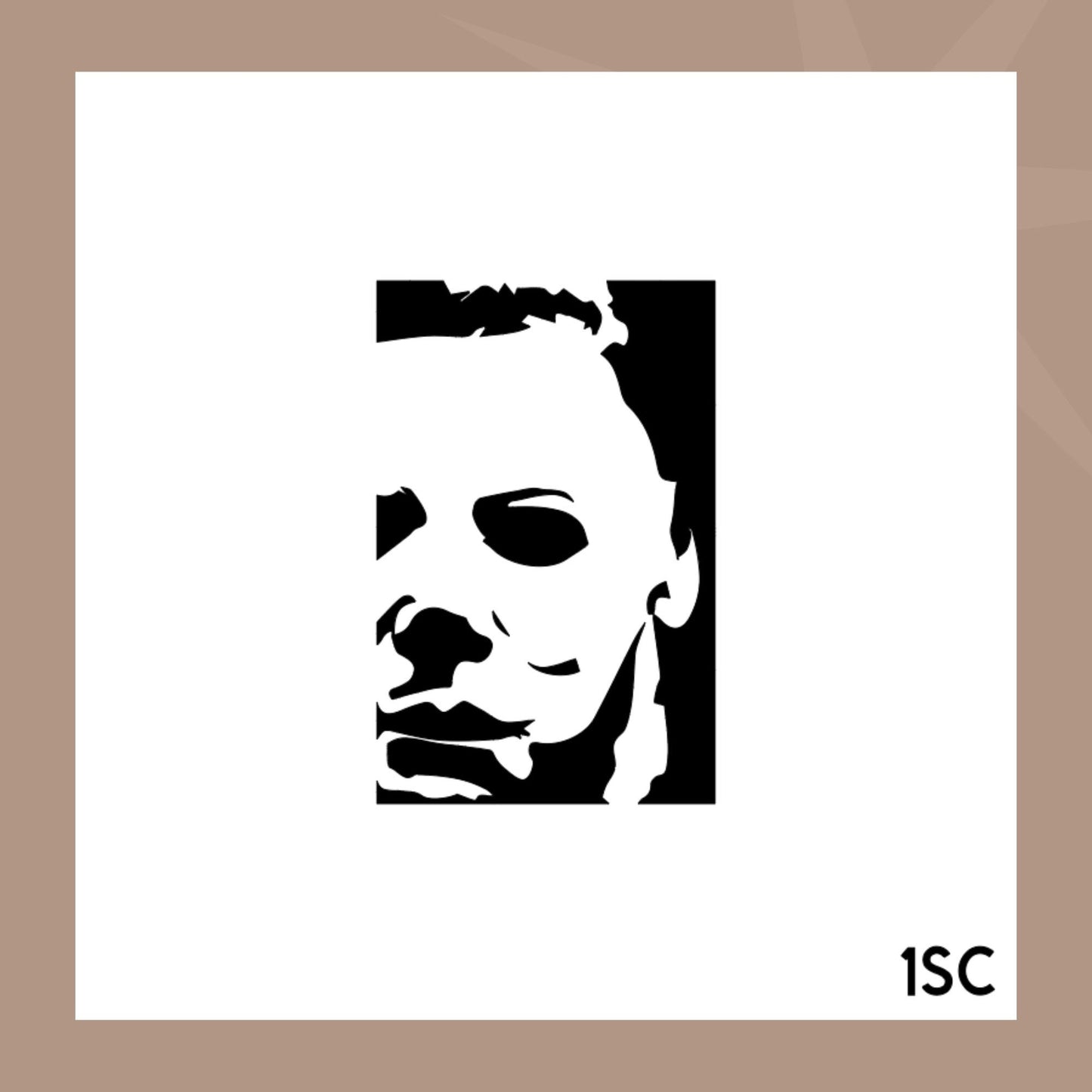 Scary Movie Cookie Stencil