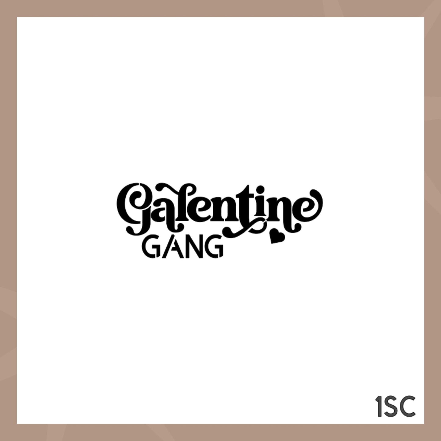 Galentine Gang Cookie Stencil