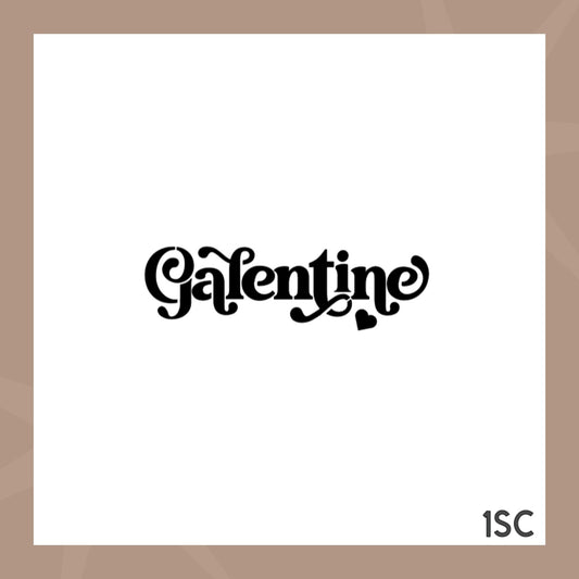 Galentine Cookie Stencil